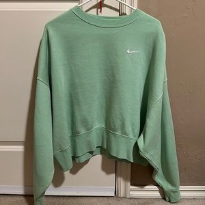 Neon green Nike sweat shirt